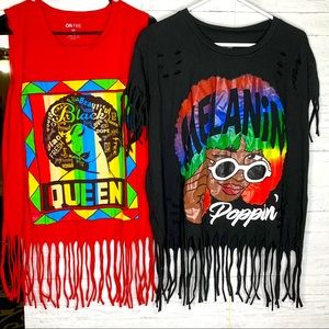 Bundle of 2 on fire women’s tees/2X